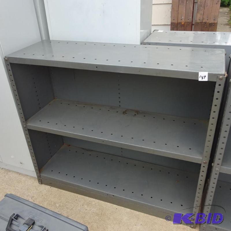 lot 149 image: Metal Shelf Unit 36 x 12 x 31...