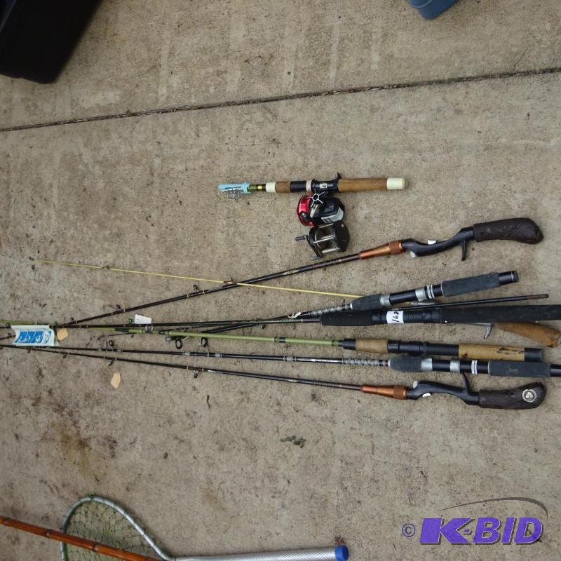 lot 168 image: Misc. Fishing Rods. Portable Fishing Rod and ...