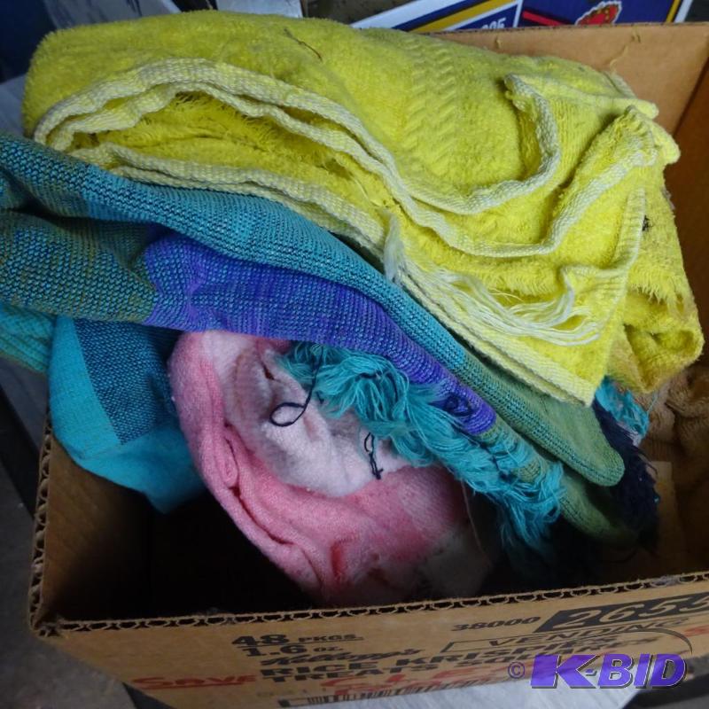 lot 180 image: Box of Shop Rags...