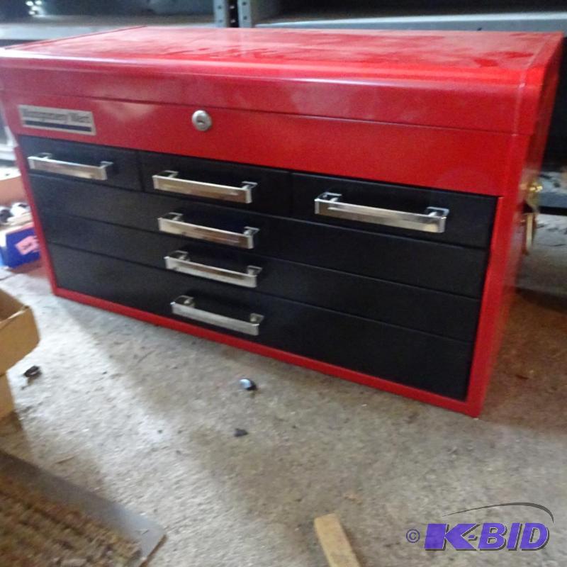 lot 191 image: Montgomery Ward Tool Box 6 Drawer...