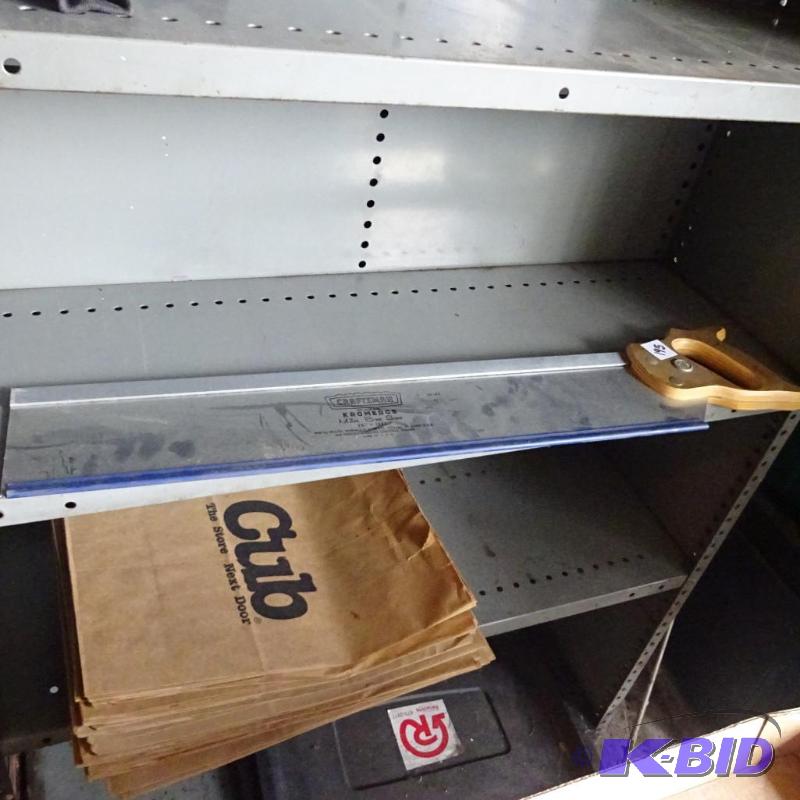 lot 195 image: New Craftsman Miter Box Saw 24"...