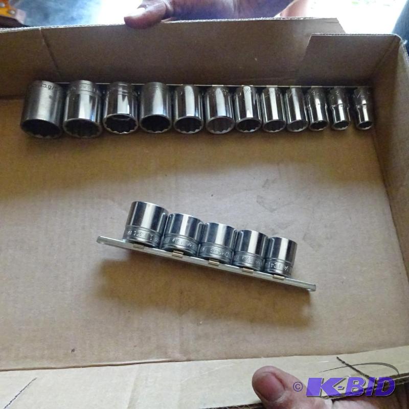 lot 201 image: Snap On and Craftsman Sockets...