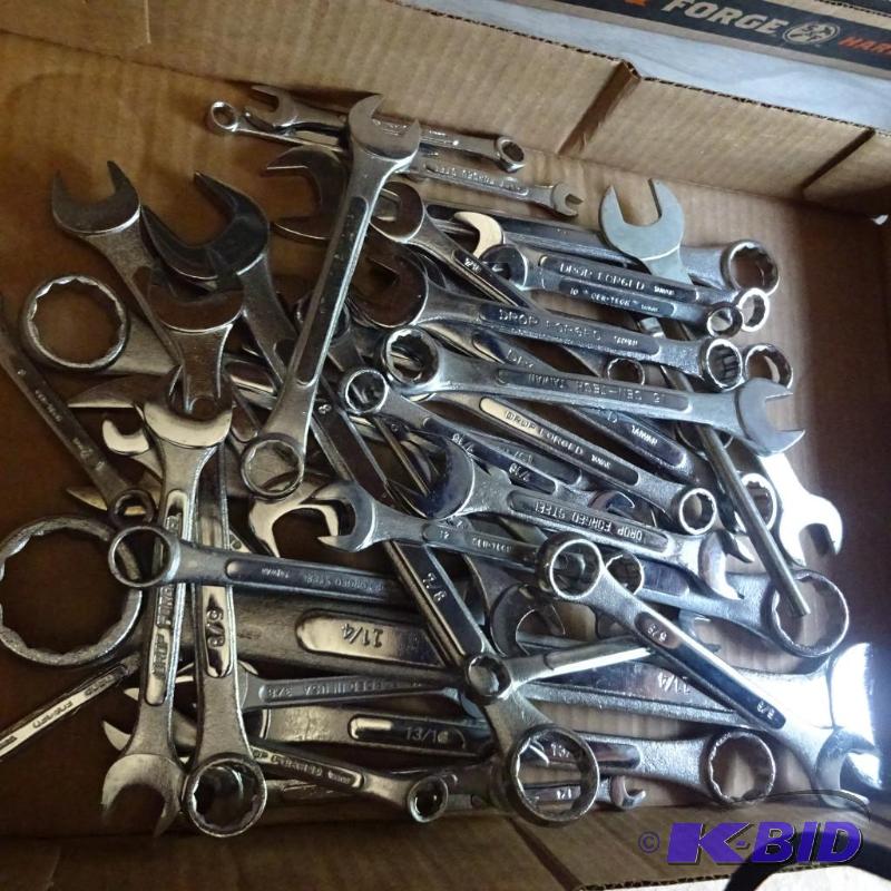 lot 202 image: Misc. hand Wrenches...