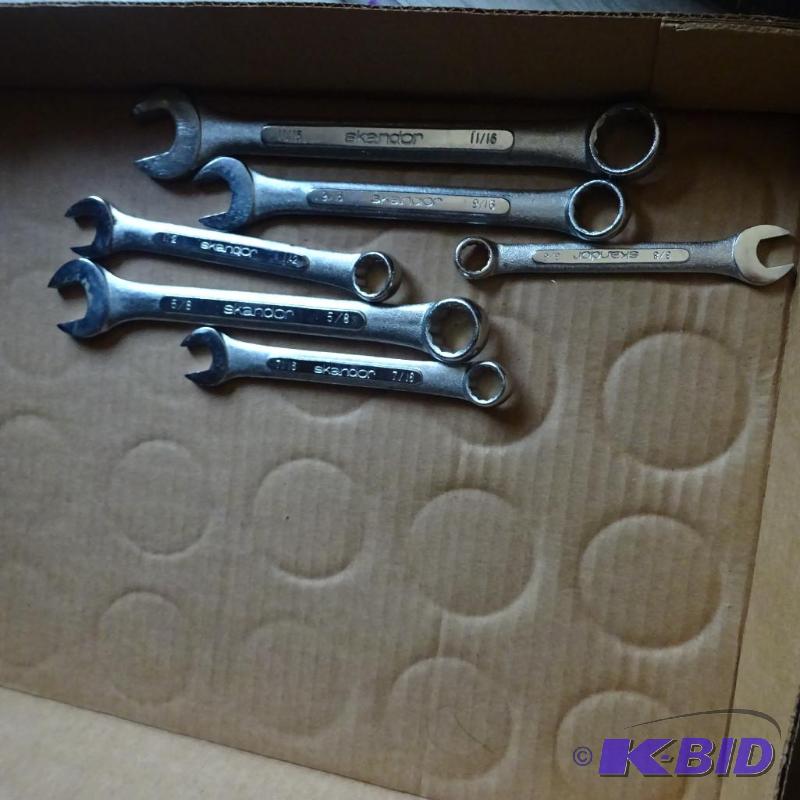 lot 204 image: Skandor Wrench Set. 318 to 1116...