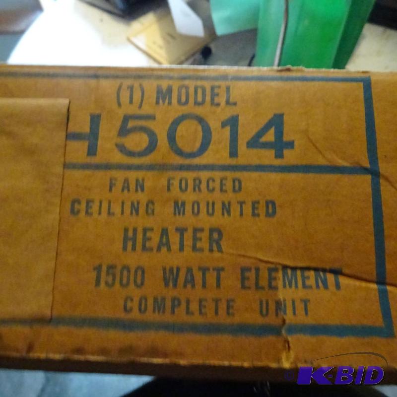 lot 224 image: Model H5014 Fan Forced Ceiling Mounted Heater...