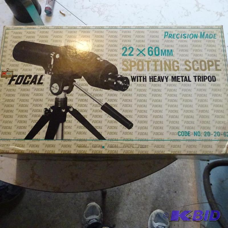 lot 259 image: 22 x 60 Spotting Scope Focal...