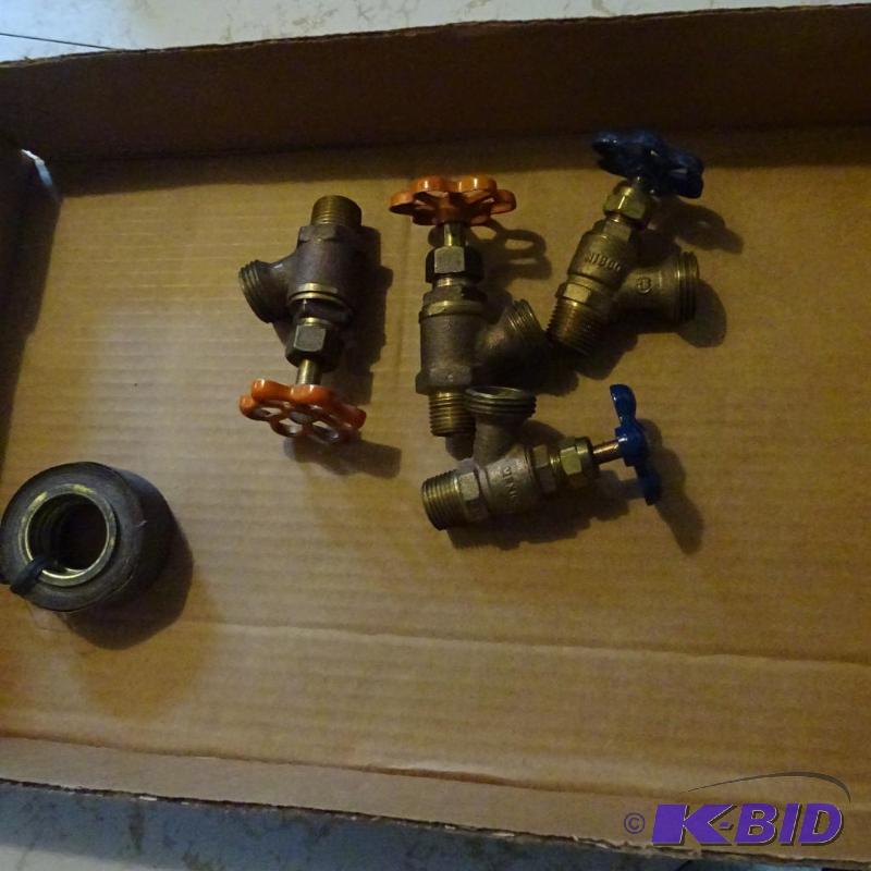 lot 261 image: 4 Brass Water Valves...