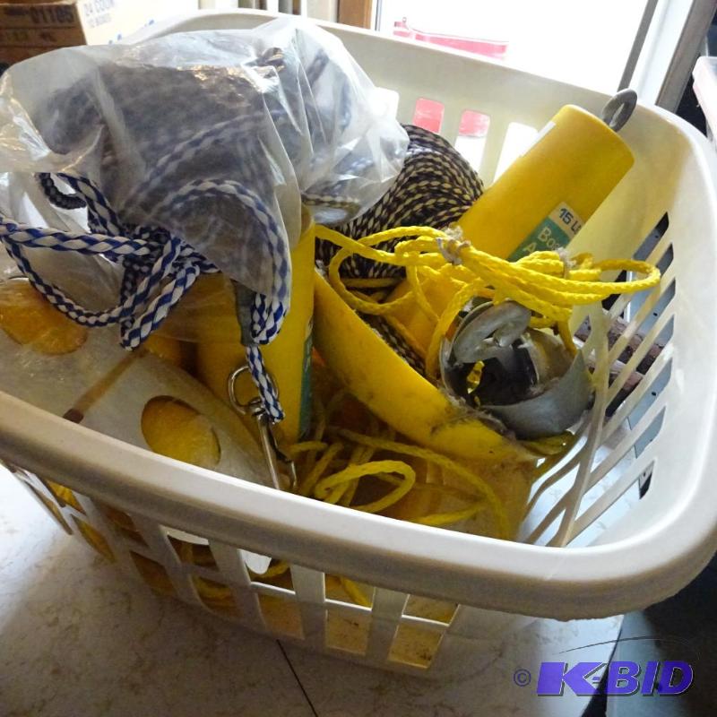 lot 268 image: Mark it Buoy. 3 Anchors Rope...