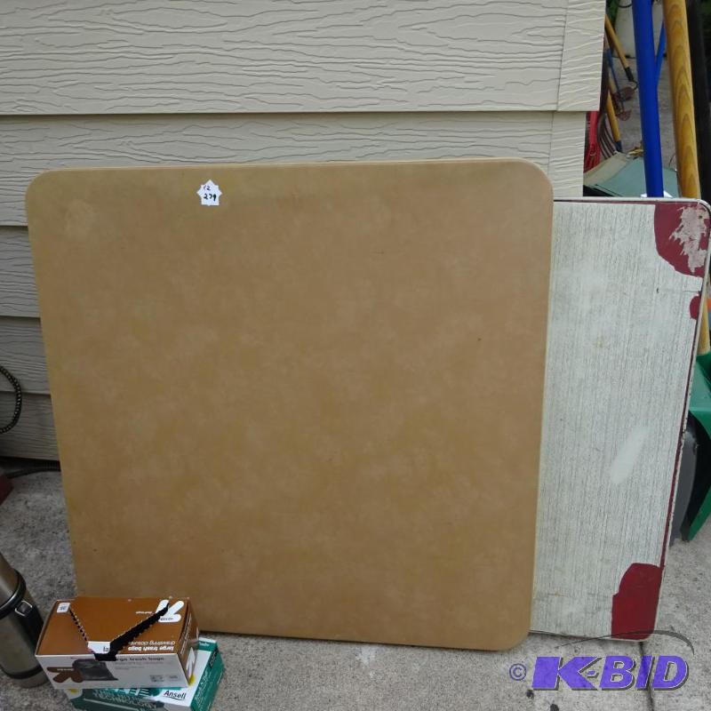 lot 279 image: 2 Folding Card Tables...
