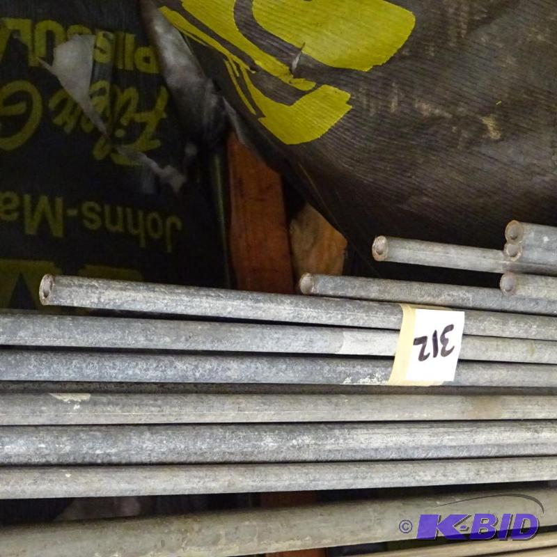 lot 312 image: 6 Lengths of 38 Tubing. Qty. 18...