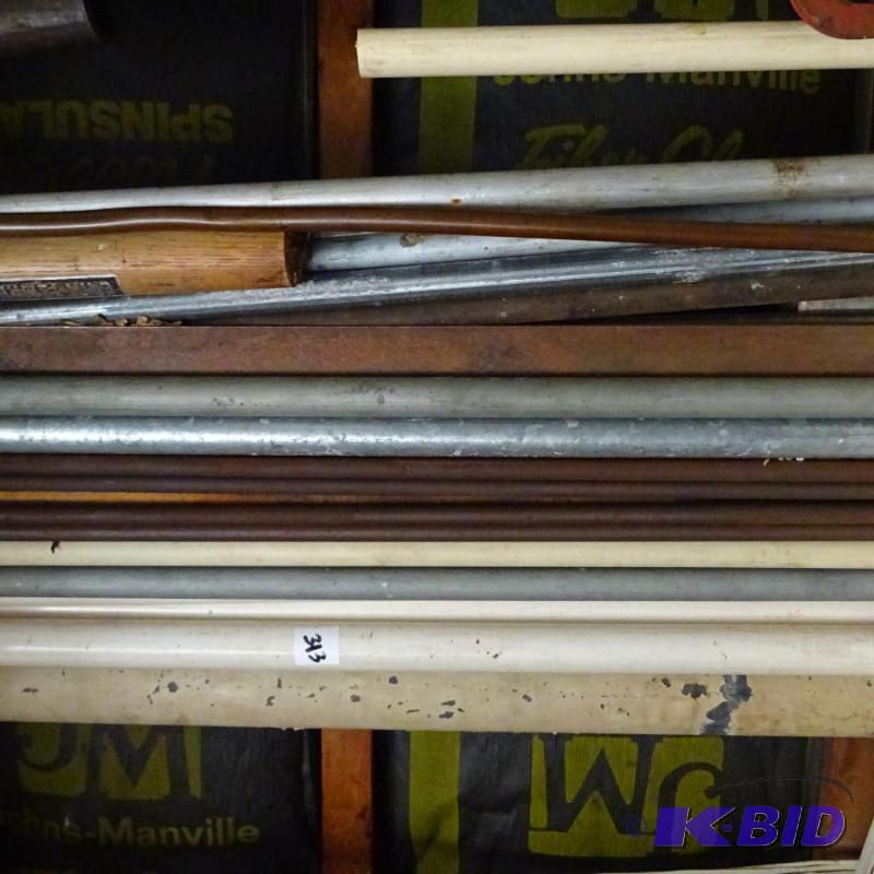 lot 313 image: Misc. Conduit. PVC Pipe and More. Varying Len...