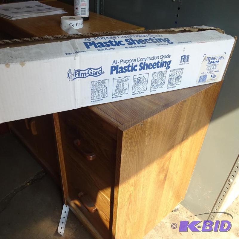 lot 41 image: All Pourpose Plastic sheeting 4 mile long...