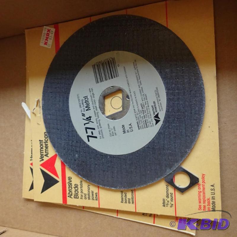lot 45 image: 2 New 7 14" Metal Saw Blades...