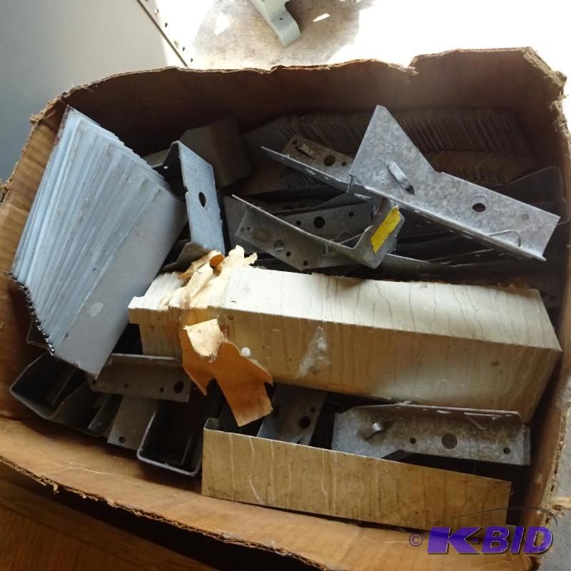 lot 48 image: Box full Of Joist Hangers...