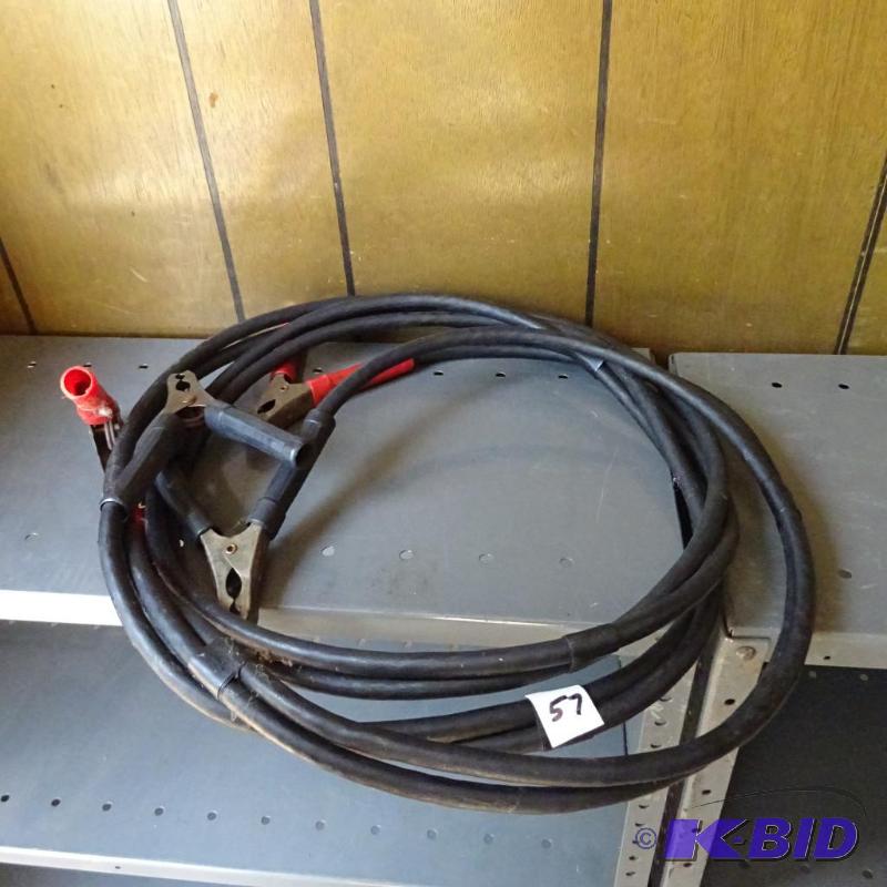 lot 57 image: Pair Of Jumper Cables...