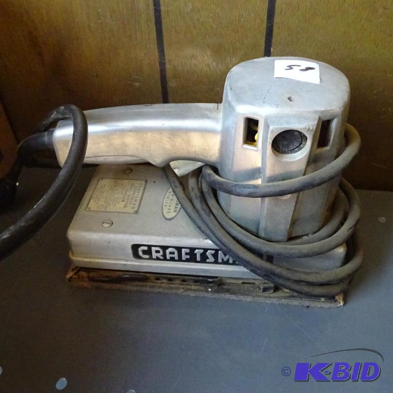 lot 59 image: Craftsman Commercial Dual Motion Sander Model...