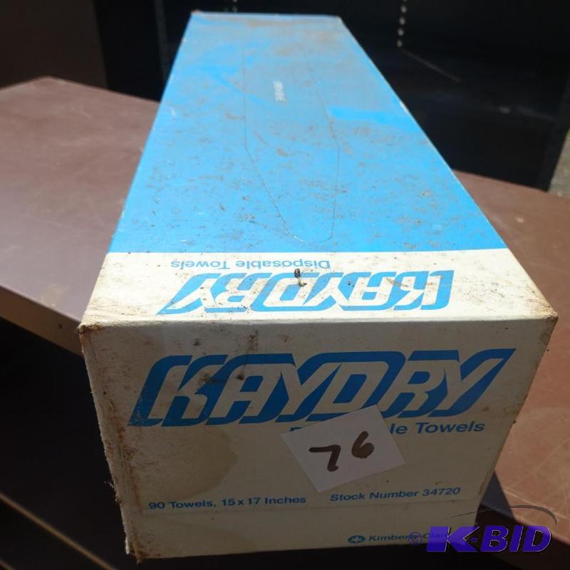 lot 76 image: Kay Dry Disposable Towels...