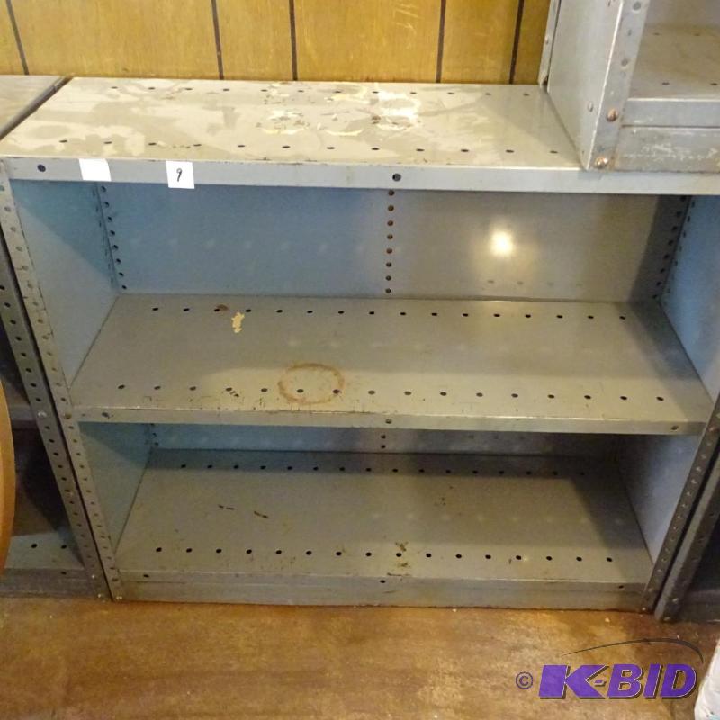 lot 9 image: 36x12x30 Metal Shelf...