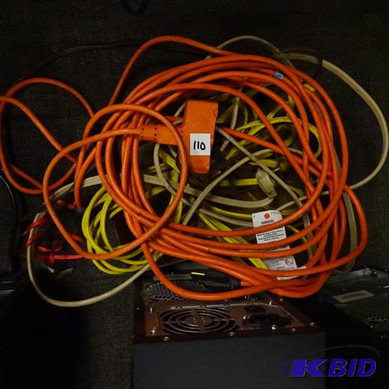 lot 110 image: Misc extension cords...