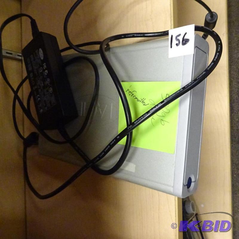 lot 156 image: 500 GB external hard drive...