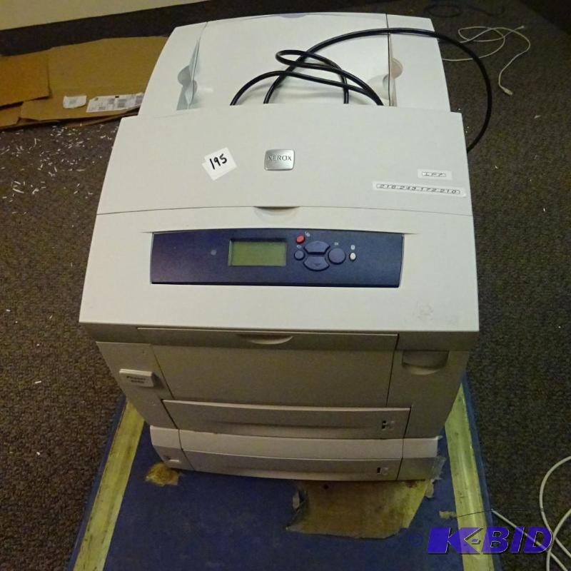lot 195 image: Xerox phaser 8560 printer. Works...