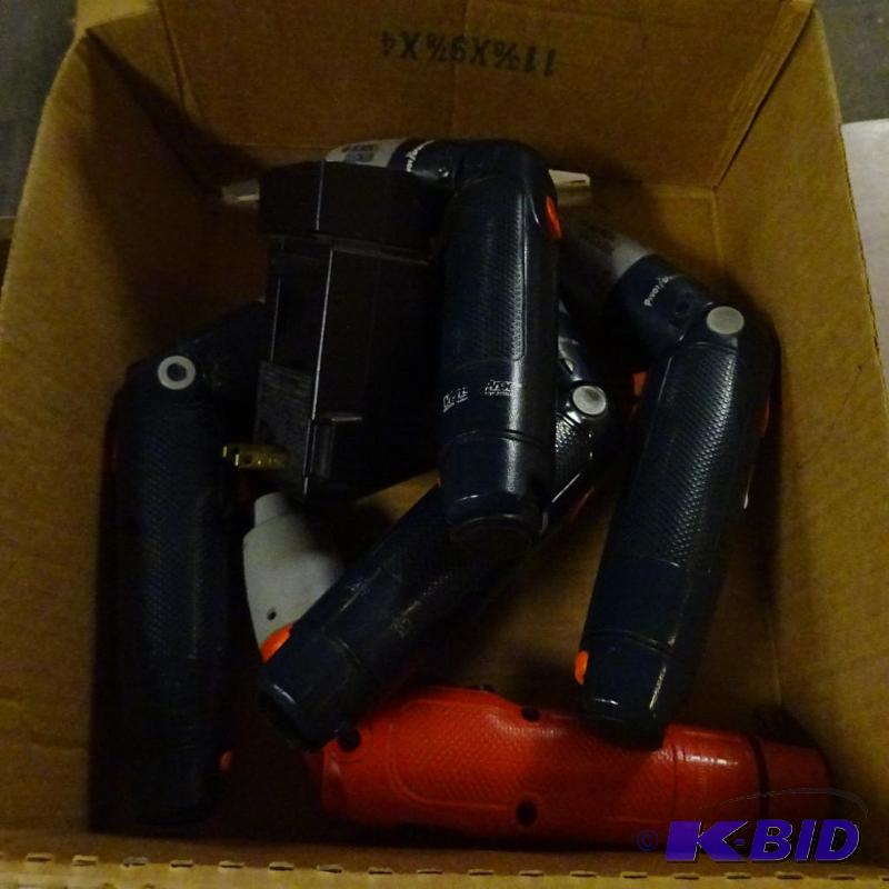 lot 235 image: 5 Black and Decker cordless screwdrivers. Ver...