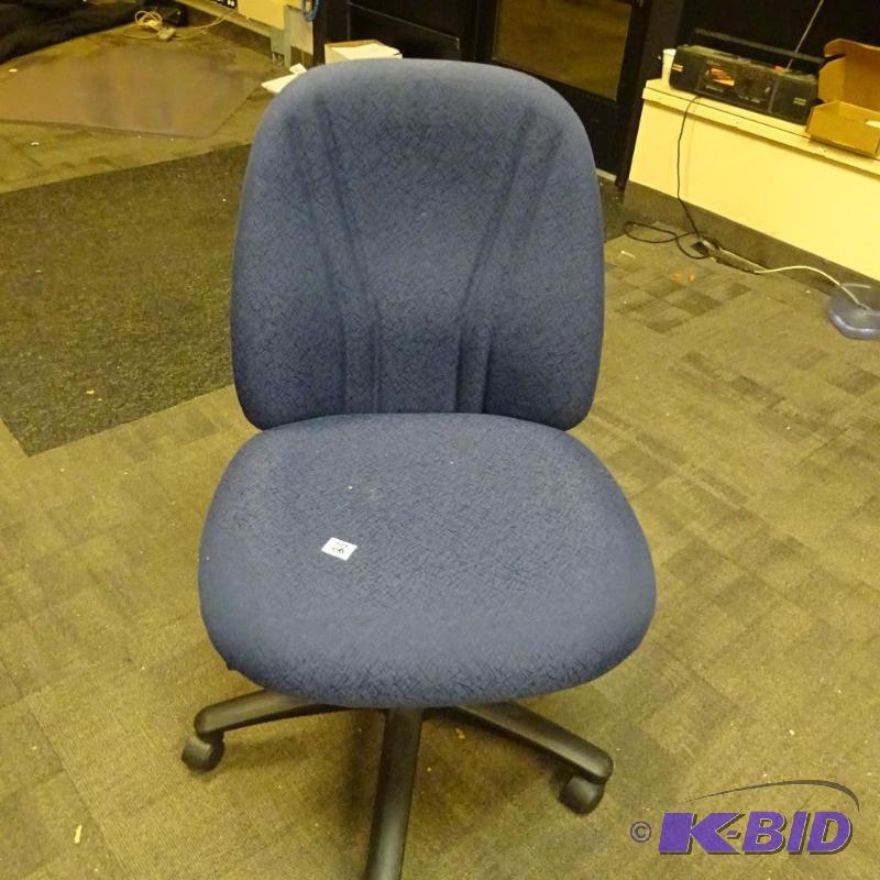lot 58 image: Office chair on wheels...