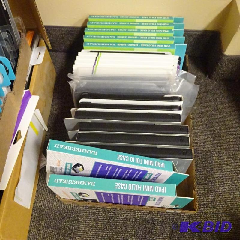 lot 91 image: I pad min cases...