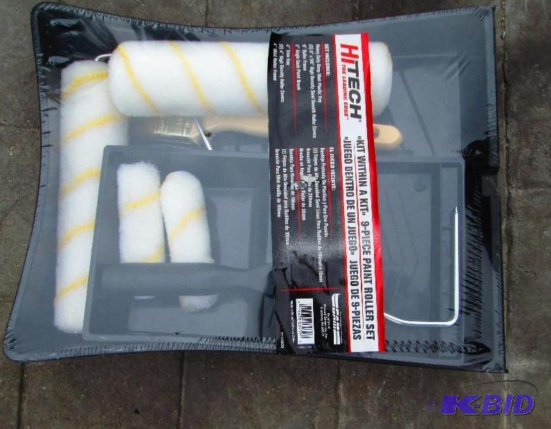 lot 101 image: New 9 pc roller paint set...
