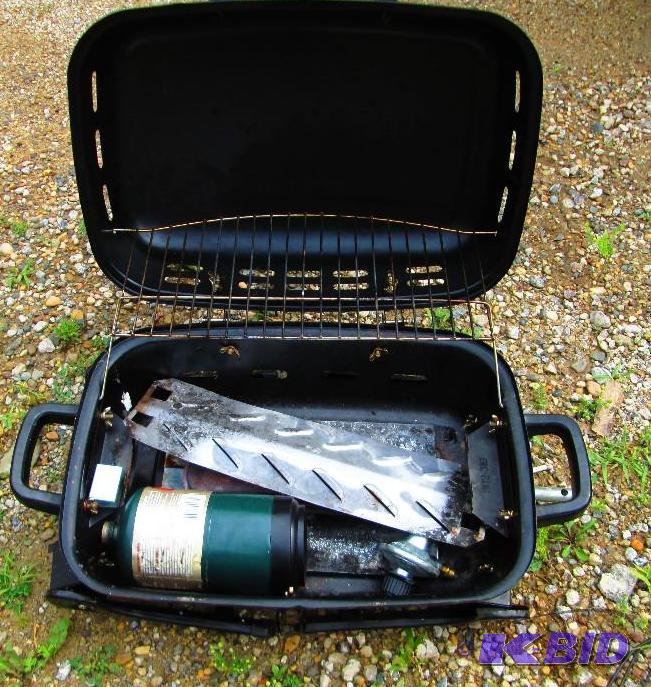 lot 123 image: mini outdoor LP gas barbecue grill...