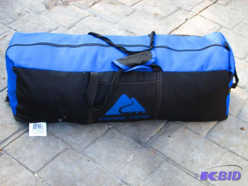 lot 132 image: large blue tent...