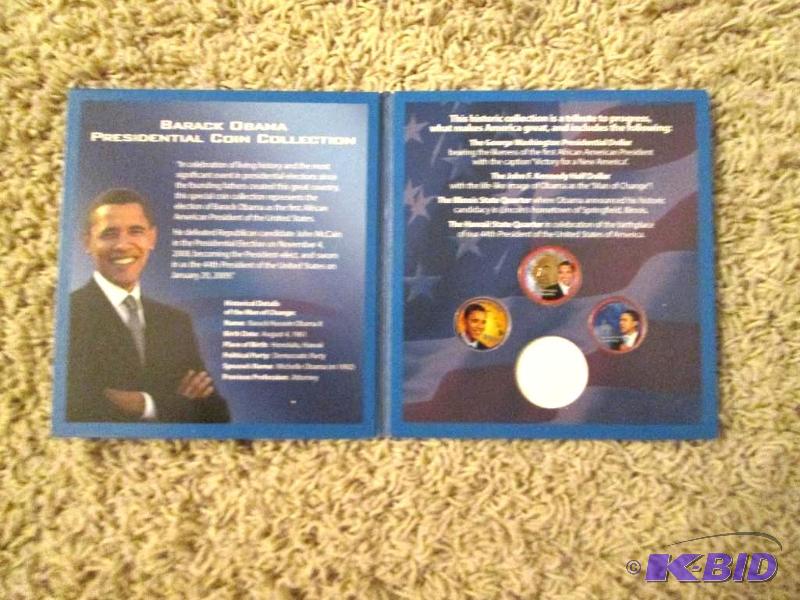 lot 137 image: Barack Obama presidential coin collection, mi...