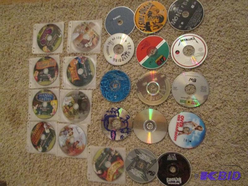 lot 167 image: Large lot of music CDs , one plastic hard she...