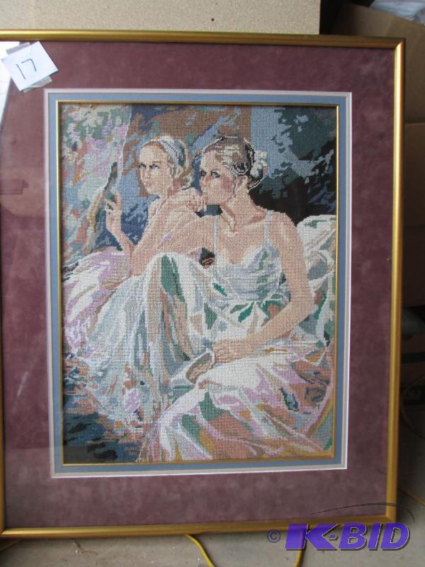 lot 17 image: Framed and matted print...