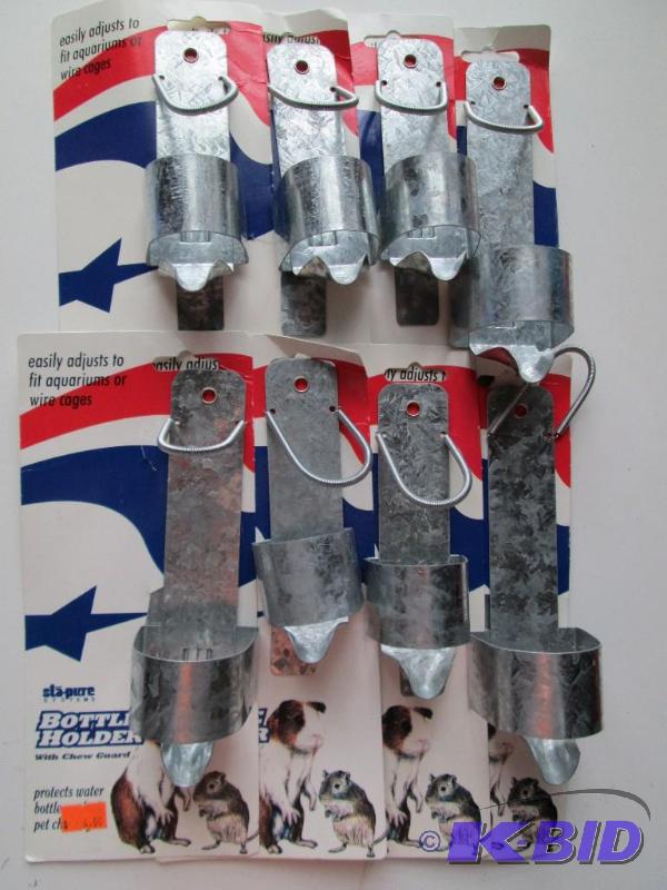 lot 217 image: Lot of 8 new Sta-Pure bottle holders with che...