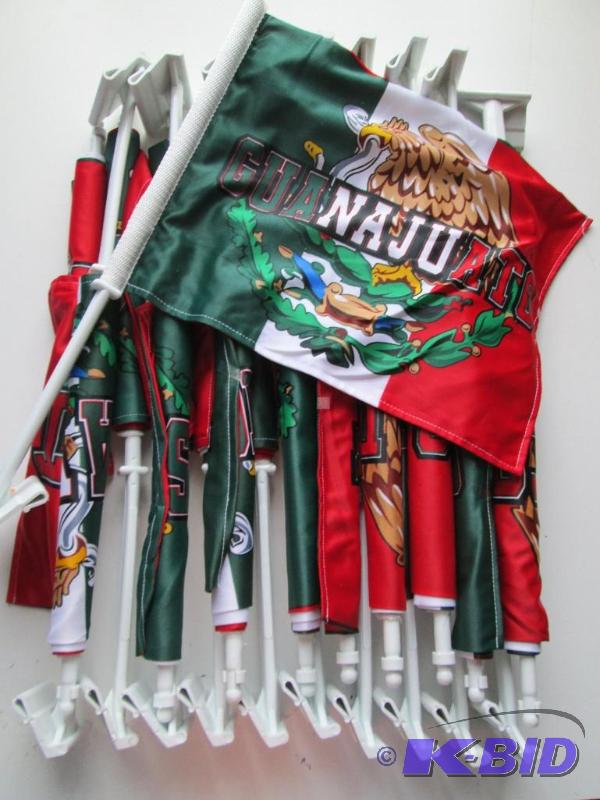 lot 227 image: Lot of 20 flags with Mexico colors and differ...