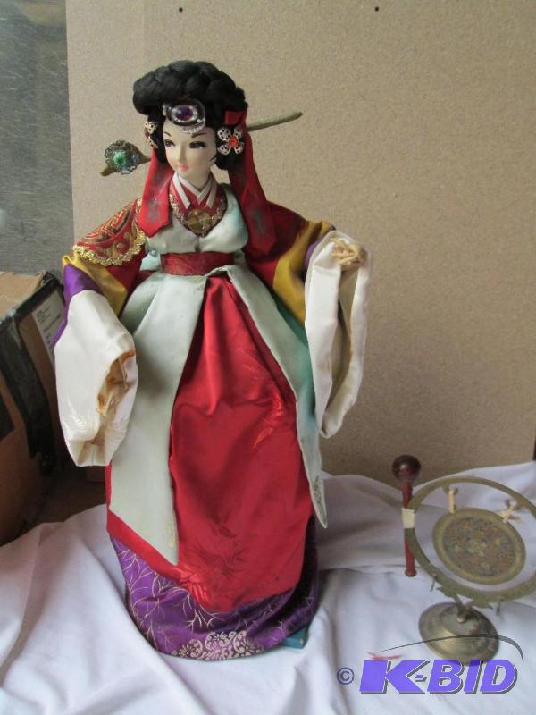 lot 30 image: Porcelain doll...