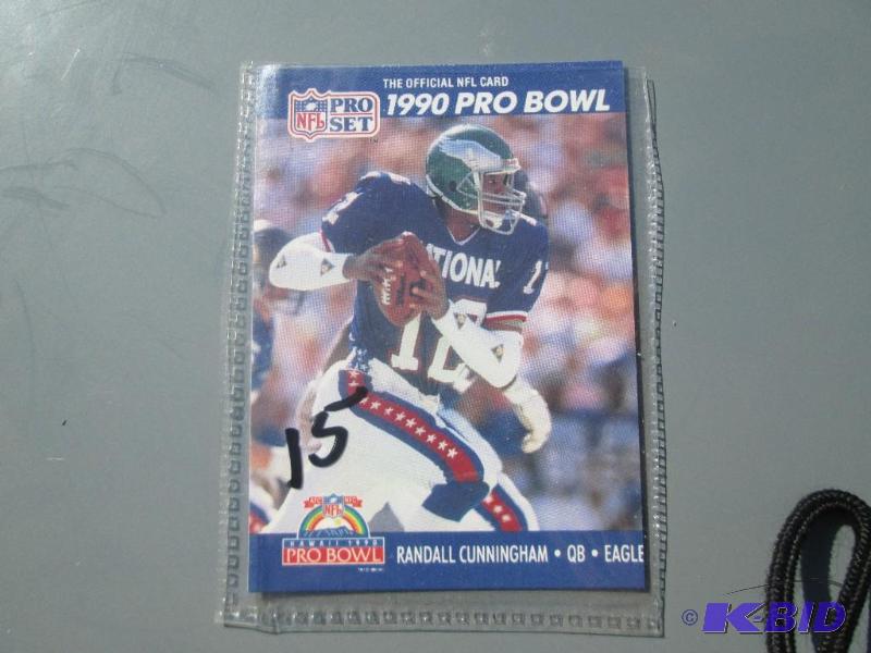 lot 318 image: Pro Set Randall Cunningham...