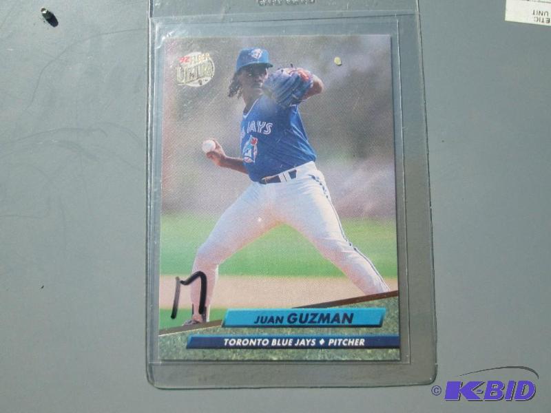 lot 319 image: 92 Fleer Ultry Juan Guzman...
