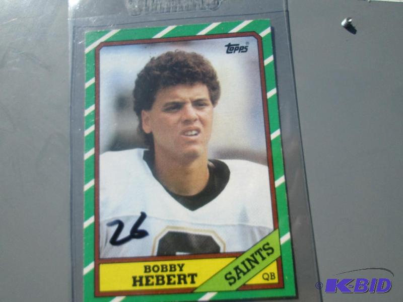 lot 327 image: 86 Topps Bobby Herbert...