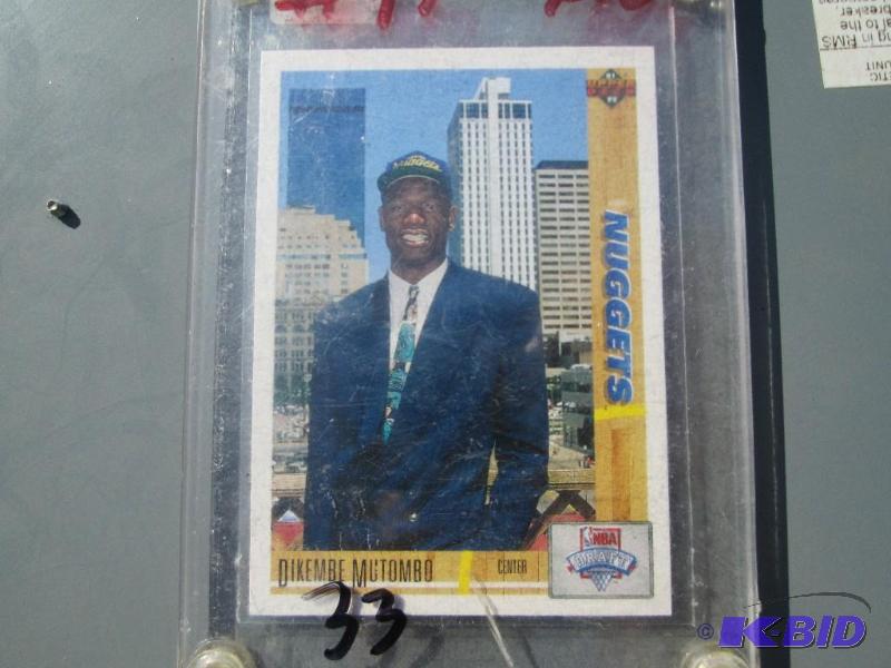 lot 331 image: 92 Upper Deck Dikembe Mutombo...