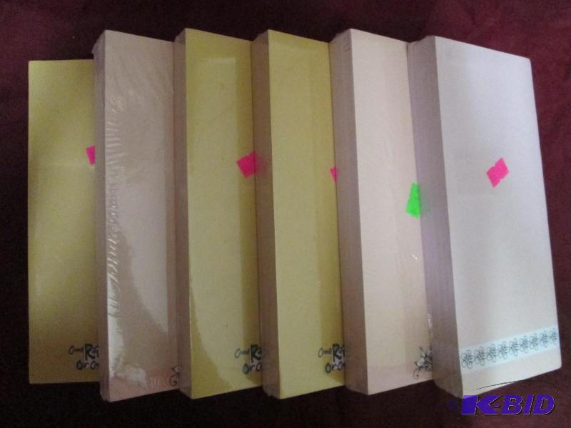 lot 361 image: Lot of 6 packages of 4 x 9 note paper. 250 sh...