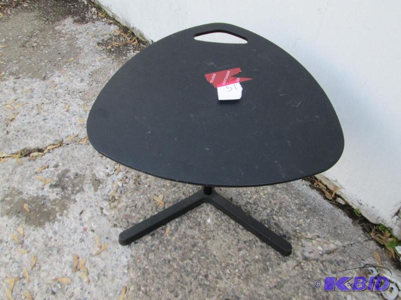 lot 400 image: Small adjustble height table or reading desk...