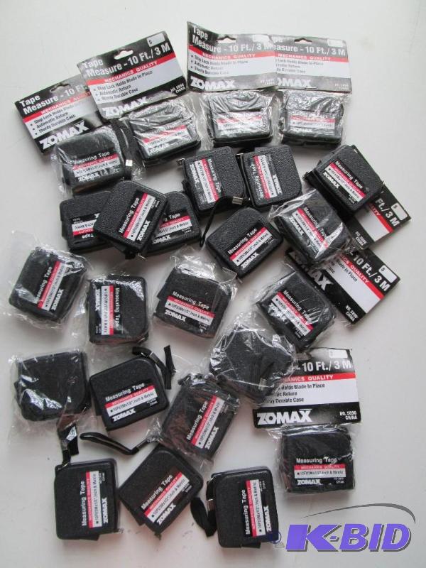 lot 43 image: Lot of approximately 25 new Zomax measuring t...
