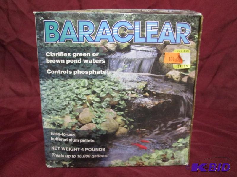 lot 431 image: New box of Baraclear pond water treatment. 4 ...