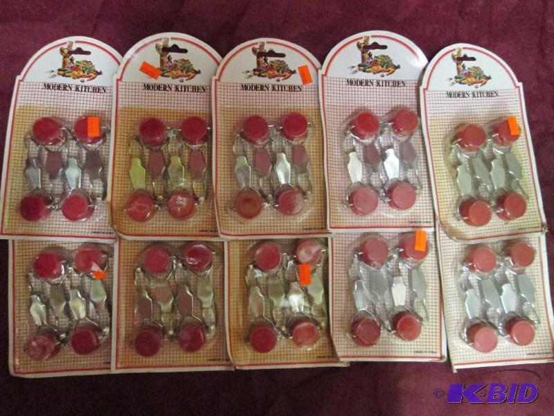 lot 459 image: Lot of 10 packages of reusable bottle stopper...