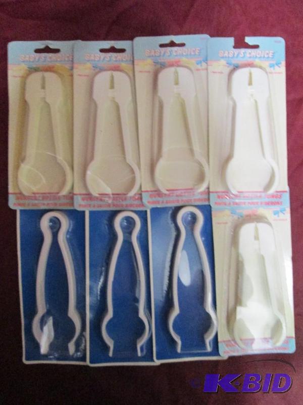 lot 463 image: Lot of 8 sterilizing tongs -new in package. G...