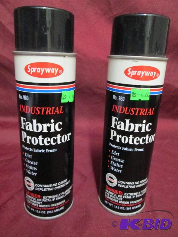 lot 469 image: Sprayway industrial fabric protector spray....