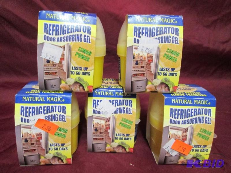 lot 473 image: Lot of 5 Natural Magic odor absorbing cannist...