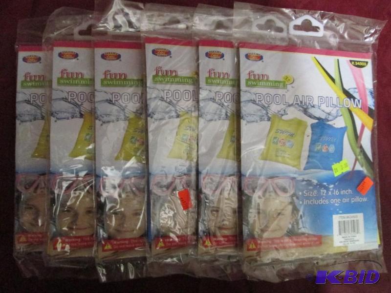 lot 478 image: Lot of 6 new pool air pillows....